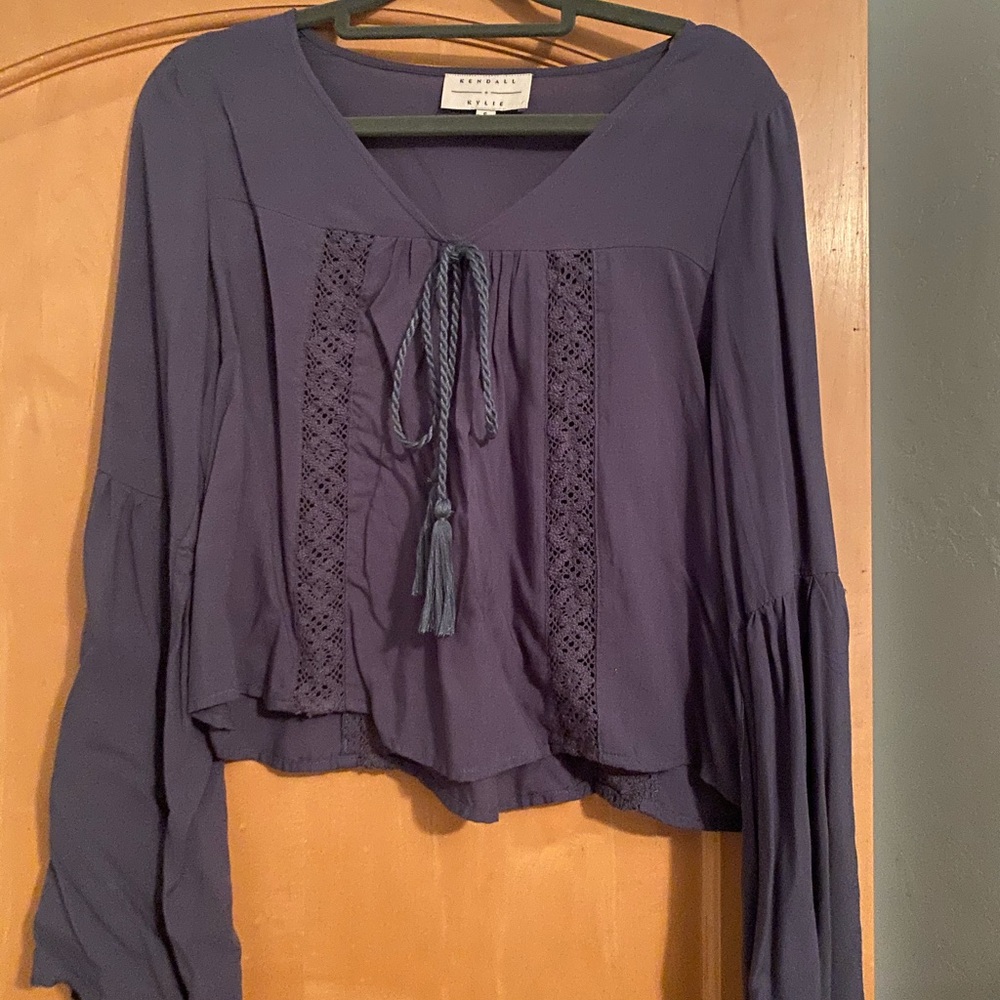 Kendall & Kylie Wide Arm Blouse